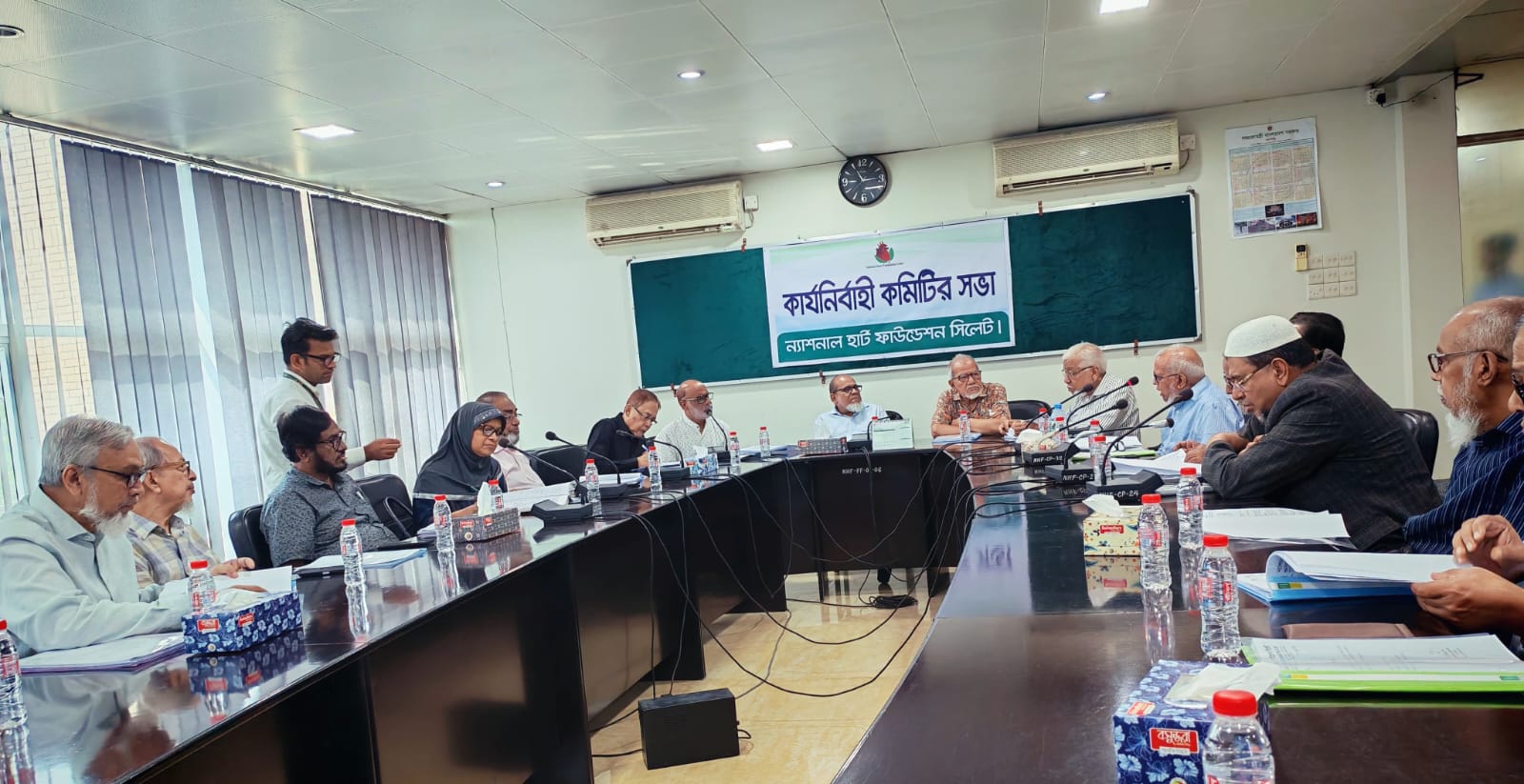 ন্যাশনাল হার্ট ফাউন্ডেশন সিলেটের কার্যকরি কমিটির সভায় মিছবাহ জামালের মায়ের মৃত্যুতে শোক প্রকাশ