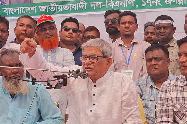 আমাদের ঘাড়ের ওপর গণভোট ও সনদ চাপিয়ে দেওয়া হচ্ছে: মির্জা ফখরুল