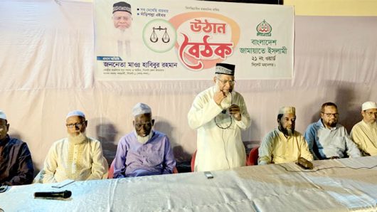 দাঁড়িপাল্লায় ভোট দিলে কল্যাণময় রাষ্ট্র উপহার পাবেন: মাওলানা হাবিবুর রহমান