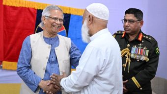 প্রধান উপদেষ্টার সঙ্গে জামায়াত আমীরের সৌজন্য সাক্ষাৎ