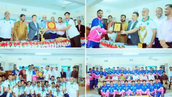 জৈন্তাপুরে ‘সিলেট জেলা প্রশাসক গোল্ডকাপ’ বিজয়ীদের সংবর্ধনা প্রদান