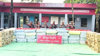 সিলেট সীমান্তে প্রতিদিন ঢুকছে অবৈধ মালামাল !৪ কোটি টাকার পণ্য জ ব্দ : আ ট ক ১