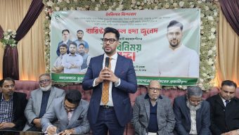 সিলেট-৩ এ এনসিপির কান্ডারী হচ্ছেন ব্যারিস্টার নুরুল হুদা জুনেদ