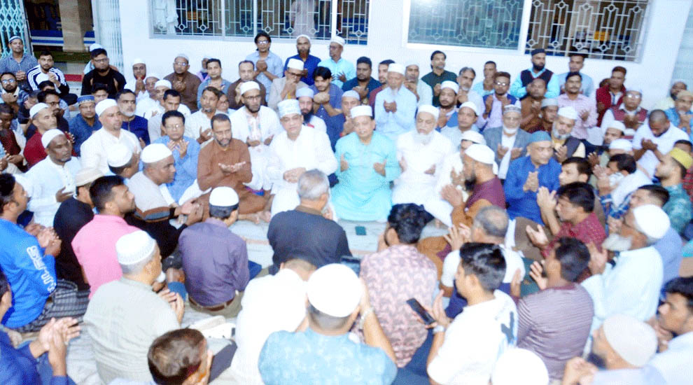 খালেদা জিয়ার সুস্থতা কামনা করে সিলেট মহানগর বিএনপির দোয়া মাহফিল