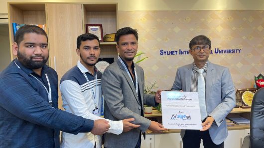 সিলেট আন্তর্জাতিক বিশ্ববিদ্যালয়ের সাথে অ্যাডমিশন প্ল্যাটফর্ম ‘আবেদন’-এর চুক্তি স্বাক্ষর
