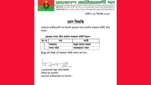 যুক্তরাজ্য বিএনপির নতুন কমিটি, নেতৃত্বে সিলেটি নেতারা