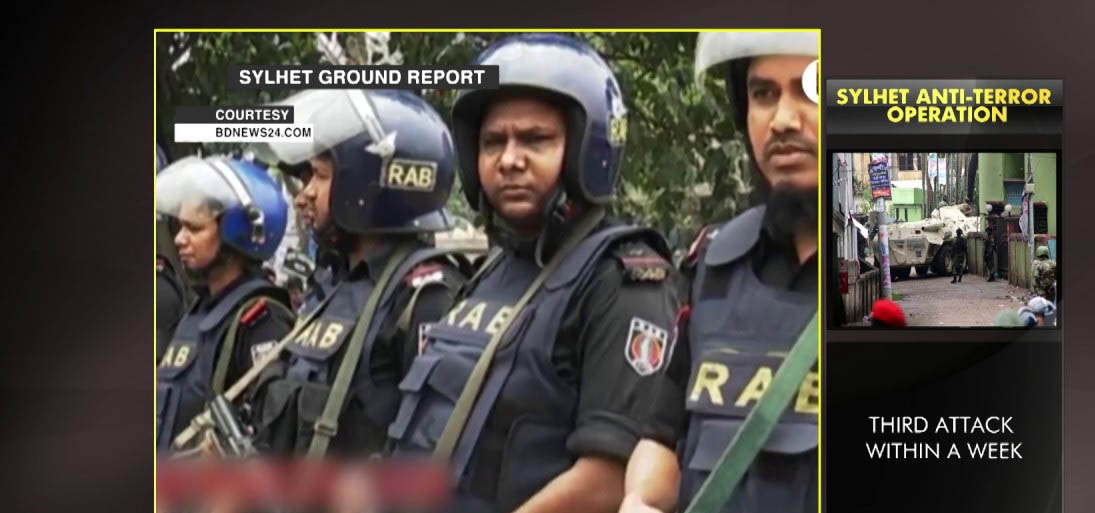 সিলেটে ভারতীয় হাইকমিশনের নিরাপত্তায় পুলিশ, র‌্যাব ও সেনাবাহিনী