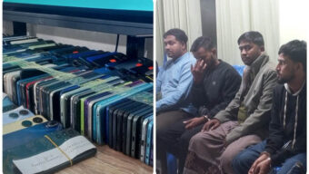 সিলেটের করিমউল্লাহ মার্কেটসহ বিভিন্ন স্থান থেকে ৪২২ টি চোরাই মোবাইল ফোন উদ্ধার, গ্রে প্তা র ৪