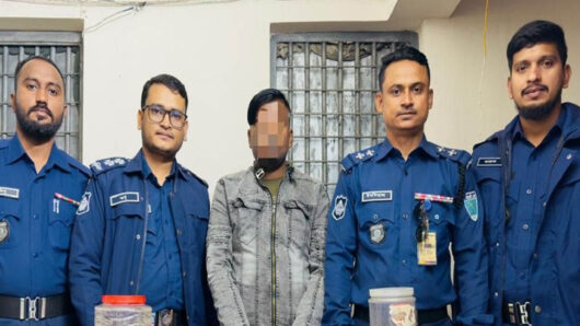 সিলেটে দুলালের চালের ড্রামে যা পেল পুলিশ