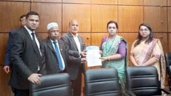 সিলেট-১ আসনে জামায়াত প্রার্থী মাওলানা হাবিবের পক্ষে মনোনয়নপত্র সংগ্রহ