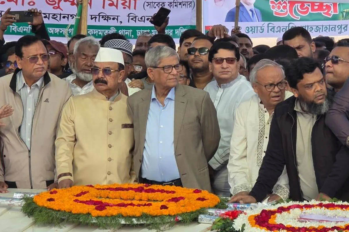 স্বাধীনতা বি রো ধী দে র চেষ্টা ন স্যা ৎ করে দেশের মানুষ গণতন্ত্র প্রতিষ্ঠা করবে : মির্জা ফখরুল