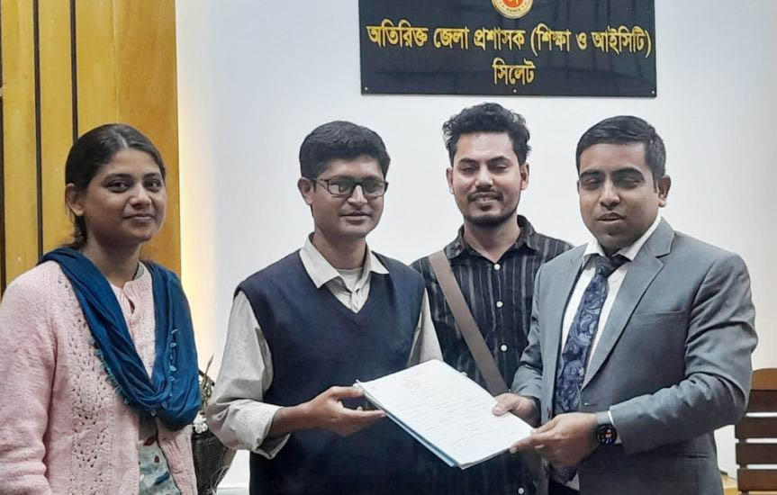 সিলেট-১ আসনে বাসদ (মার্কসবাদী) প্রার্থীর মনোনয়ন সংগ্রহ