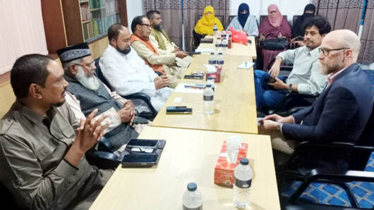 সিলেট জামায়াত নেতৃবৃন্দের সাথে ঢাকাস্থ মার্কিন দূতাবাস কর্মকর্তার সৌজন্য সাক্ষাৎ