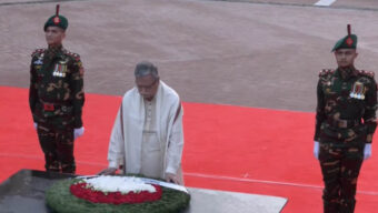 শহীদ বুদ্ধিজীবীদের শ্রদ্ধা জানালেন রাষ্ট্রপতি মো. সাহাবুদ্দিন