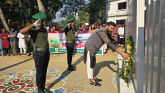 হবিগঞ্জ কৃষি বিশ্ববিদ্যালয়ে বিজয় দিবস উদযাপিত