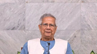 ভ য় দেখিয়ে দেশের গণতান্ত্রিক অগ্রযাত্রা কেউ থামাতে পারবে না : প্রধান উপদেষ্টা