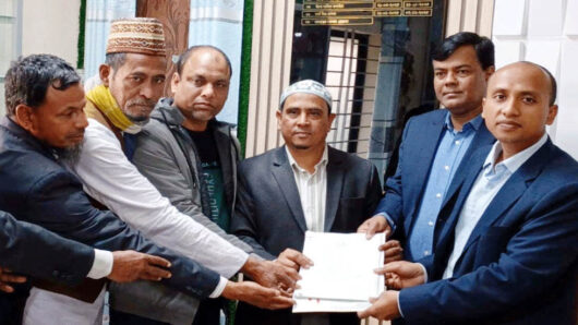 মনোনয়নপত্র জমা দিলেন সিলেট-৪ আসনে জাতীয় পার্টির এমপি প্রার্থী ডালিম