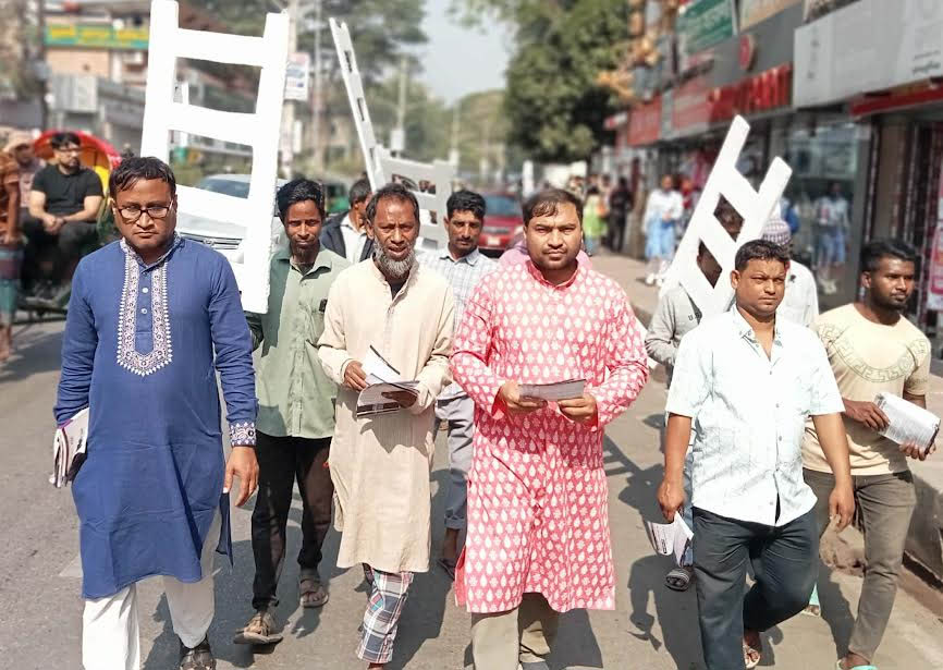 বৈ ষ ম্য হী ন-অ সা ম্প্র দা য়ি ক সমাজ নির্মাণে মই মার্কায় ভোট দিন: প্রণব জ্যোতি পাল