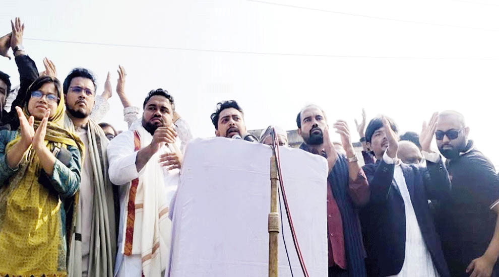 একটি দল সারাদেশে স*ন্ত্রা*সী কর্ম কা*ণ্ড চালাচ্ছে: মৌলভীবাজারে নাহিদ ইসলাম