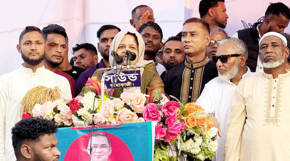 ধানের শীষের বিজয়ের মধ্য দিয়েই বাংলাদেশ আবার ঘুরে দাঁড়াবে: তাহসিনা রুশদীর লুনা