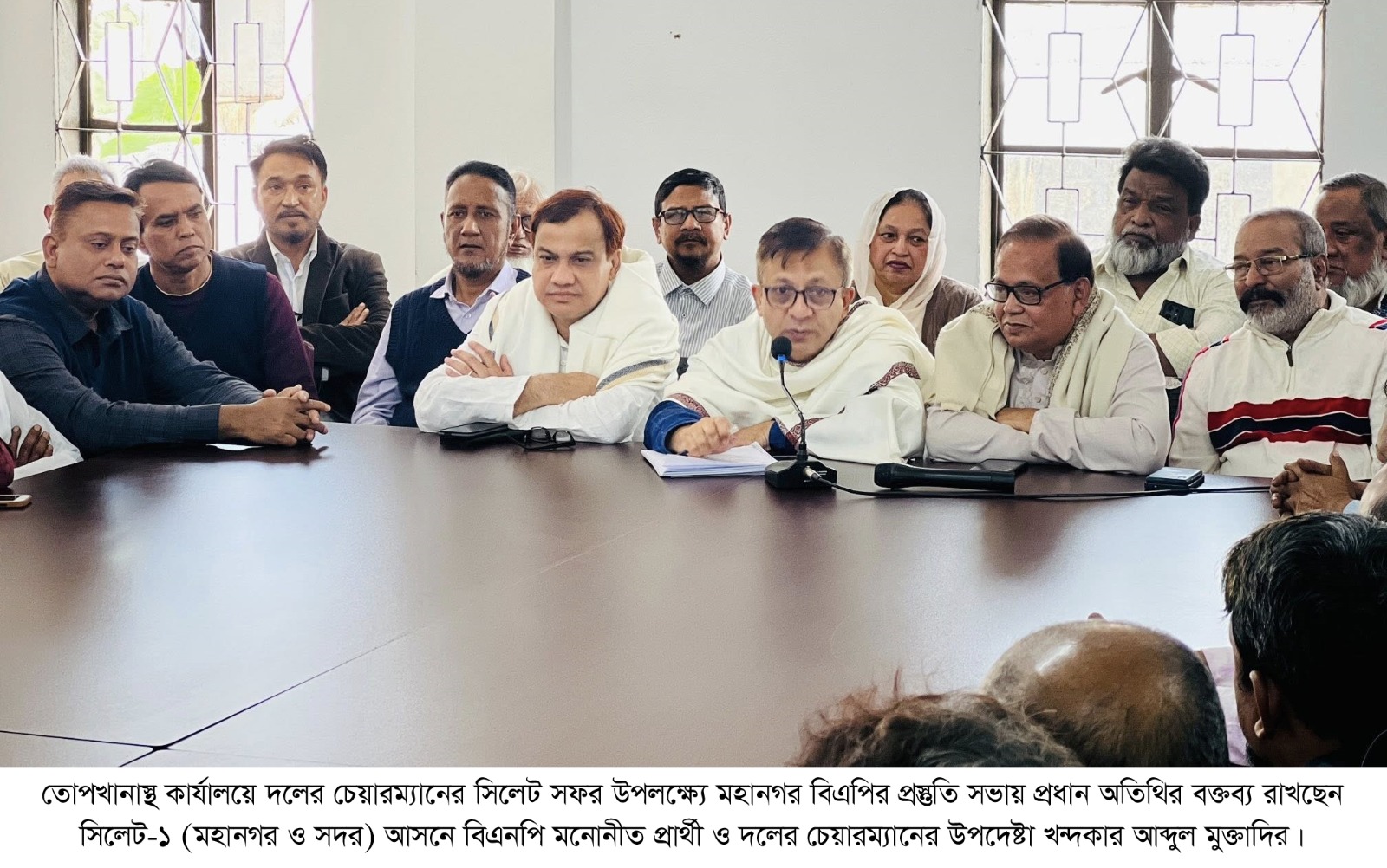 সিলেটের সমাবেশ জনসমুদ্রে পরিণত করতে কাজ করতে হবে : খন্দকার মুক্তাদির