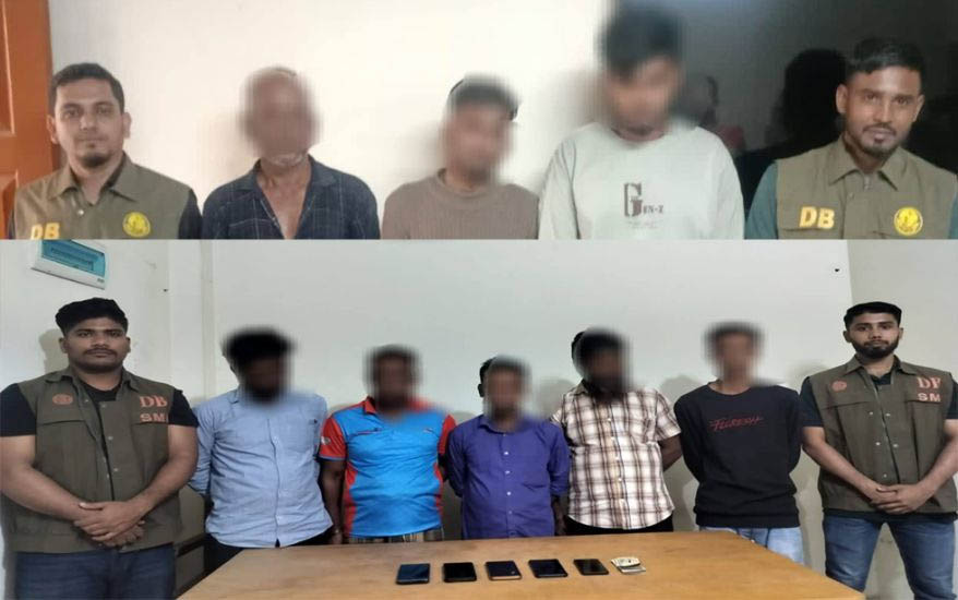 সিলেটে যে কারণে ৮জন পাকড়াও