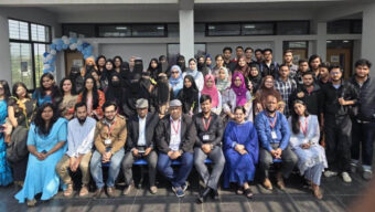 মেট্রোপলিটন ইউনিভার্সিটির ইংরেজি বিভাগের স্প্রিং টার্মের শিক্ষার্থীদের নবীনবরণ