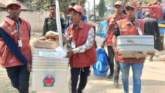 সিসিটিভির আওতায় কানাইঘাটের সব ভোটকেন্দ্র, পৌঁছেছে নির্বাচনী সরঞ্জাম