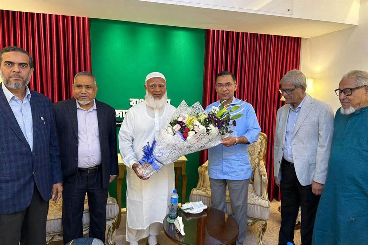জামায়াত আমিরের বাসায় তারেক রহমান