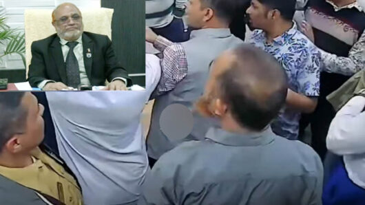 সিকৃবি শিক্ষকদের হা*তা*হা*তি, ভিসিসহ আ*হ*ত অন্তত ৬