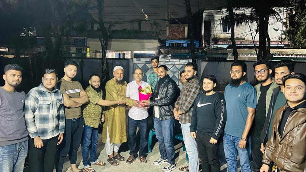 সিলেটে যুক্তরাজ্য প্রবাসী সাংবাদিক শামীমকে বর্ণাঢ্য সংবর্ধনা