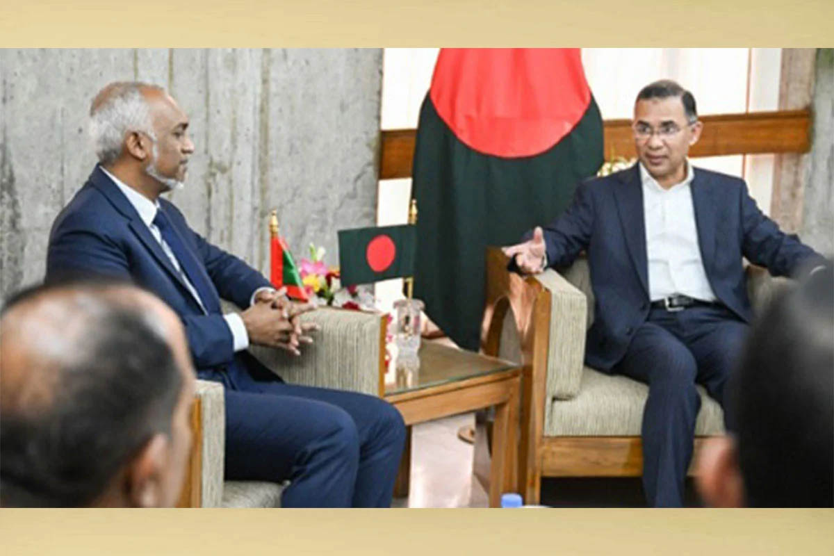 প্রধানমন্ত্রী তারেক রহমানের সঙ্গে মালদ্বীপের রাষ্ট্রপতির বৈঠক