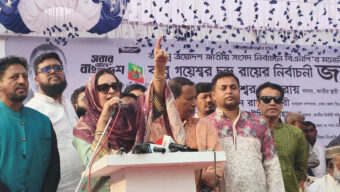 নারী বি দ্বে ষী রাজনীতির বি রু দ্ধে জনগণ ব্যালটের মাধ্যমে জবাব দেবে : নিপুণ রায়