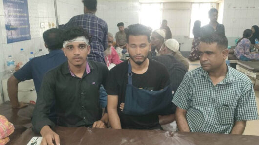 সালুটিকর ডিগ্রি কলেজ ছাত্রদলের সভাপতি ওপর হা ম লা