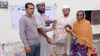 রাজনগরে ইফতার সামগ্রী বিতরণ