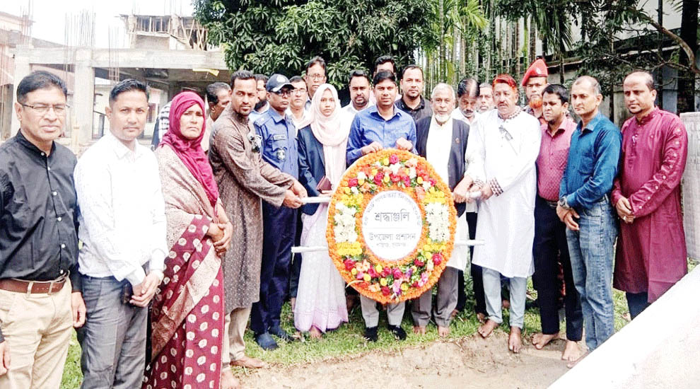 গ ণ*হ*ত্যা দিবসে শান্তিগঞ্জে বীর মুক্তিযোদ্ধা তালেব ও কৃপেন্দ্র দাশকে স্মরণ