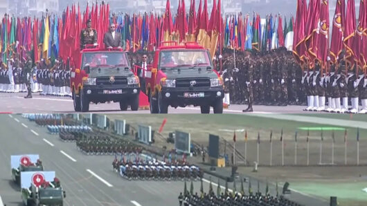 জাতীয় প্যারেড স্কয়ারে বর্ণাঢ্য কুচকাওয়াজ-ফ্লাইপাস্ট