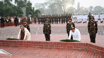 স্বাধীনতা দিবসে জাতীয় স্মৃতিসৌধে রাষ্ট্রপতি ও প্রধানমন্ত্রীর শ্রদ্ধা