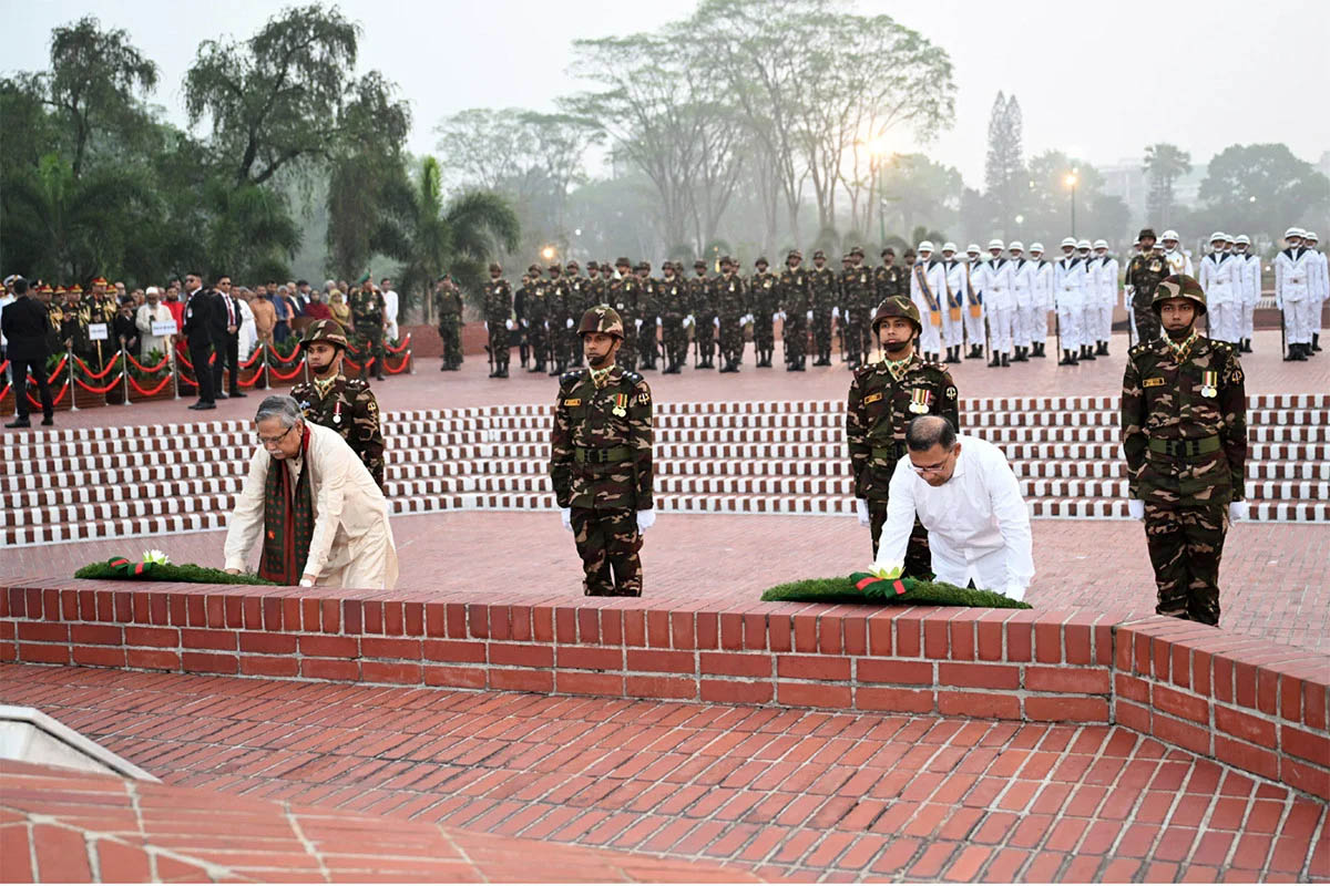 স্বাধীনতা দিবসে জাতীয় স্মৃতিসৌধে রাষ্ট্রপতি ও প্রধানমন্ত্রীর শ্রদ্ধা