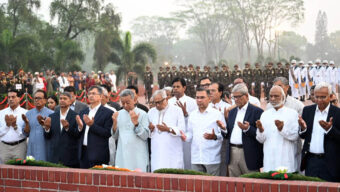 জাতীয় স্মৃতিসৌধে শ্রদ্ধা জানাল বিএনপি