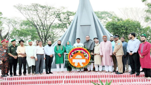 শান্তিগঞ্জে যথাযোগ্য মর্যাদায় মহান স্বাধীনতা ও জাতীয় দিবস উদযাপন