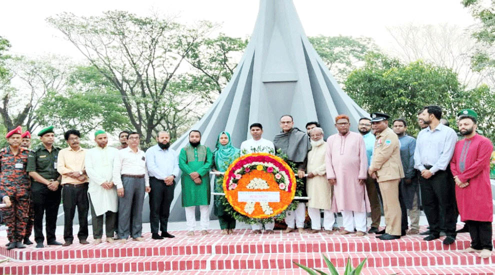 শান্তিগঞ্জে যথাযোগ্য মর্যাদায় মহান স্বাধীনতা ও জাতীয় দিবস উদযাপন