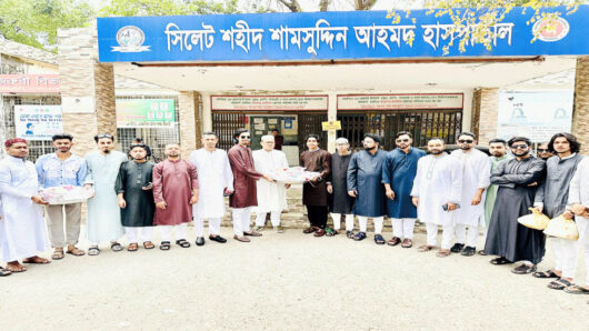 ঈদের দিনে সিলেটে ছাত্রদলের ব্যতিক্রমী উদ্যোগ