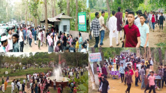 মৌলভীবাজারে ঈদের ছুটিতে পর্যটনস্পটে ভিড়