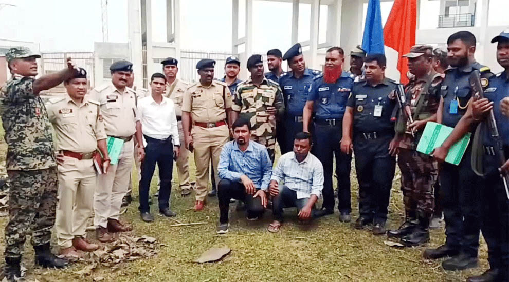 সিলেটে ১৬ মাস কা রা ভোগের পর দুই ভারতীয় নাগরিককে হস্তান্তর