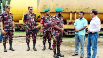 শ্রীমঙ্গলে তেল ডিপোতে বিজিবির নজরদারি