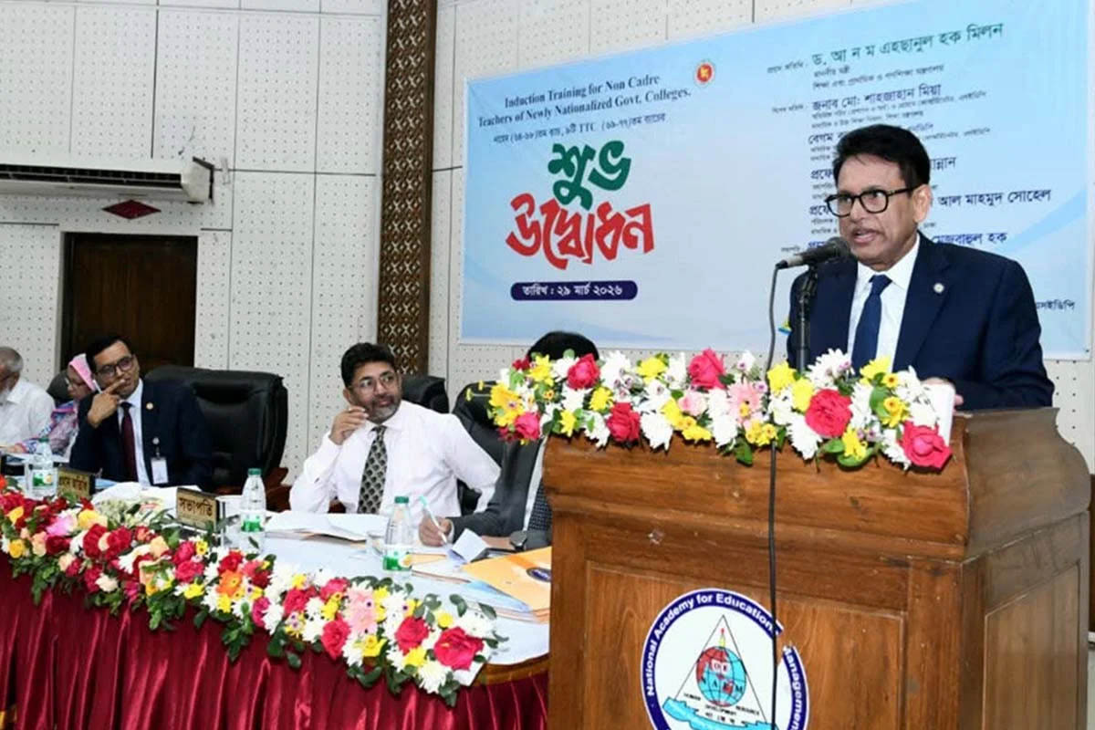 ‘শিক্ষকরা জাতির ‘প্র্যাকটিক্যাল ডক্টর’, যারা ভবিষ্যৎ প্রজন্মকে গড়ে তোলেন’