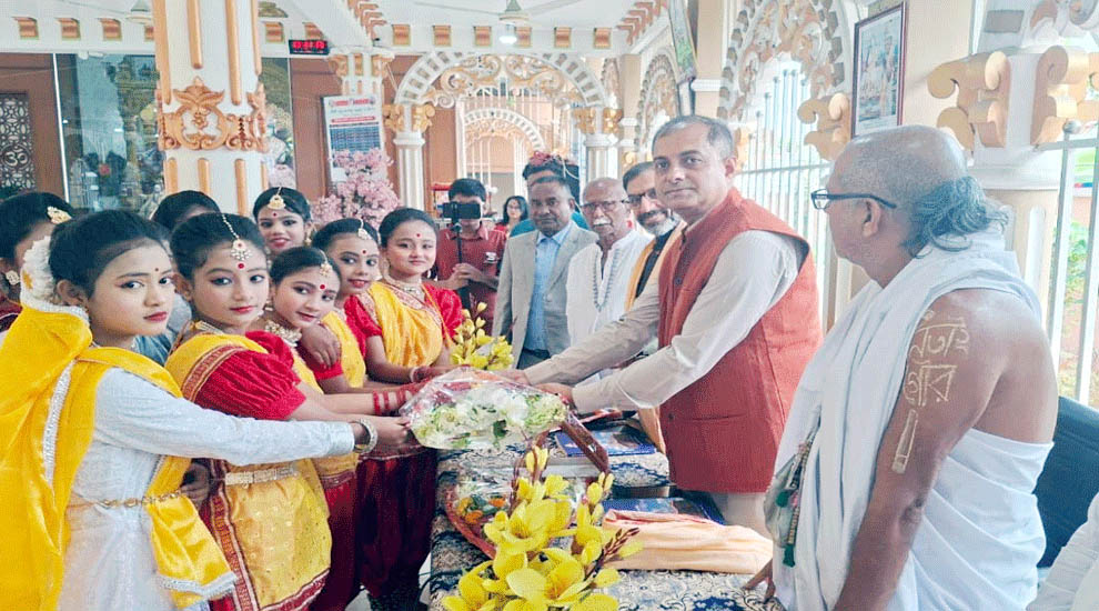 শ্রীমঙ্গলে জগদ্বন্ধু আশ্রম পরিদর্শনে ভারতের সহকারী হাইকমিশনার