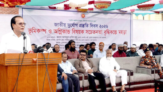 ঢাকায় ১ লাখ স্বেচ্ছাসেবক তৈরি করা হচ্ছে: দুর্যোগ ব্যবস্থাপনা মন্ত্রী