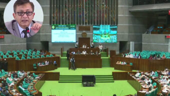 সংসদে বাণিজ্যমন্ত্রী